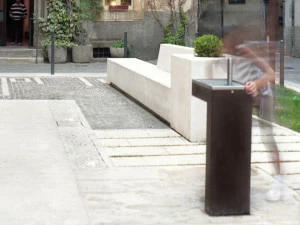 URBIDERMIS Напольный фонтан Corten ™