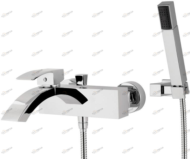 Rubinetterie Mariani Смеситель для ванны настенный с ручным душем Marte 230-ma