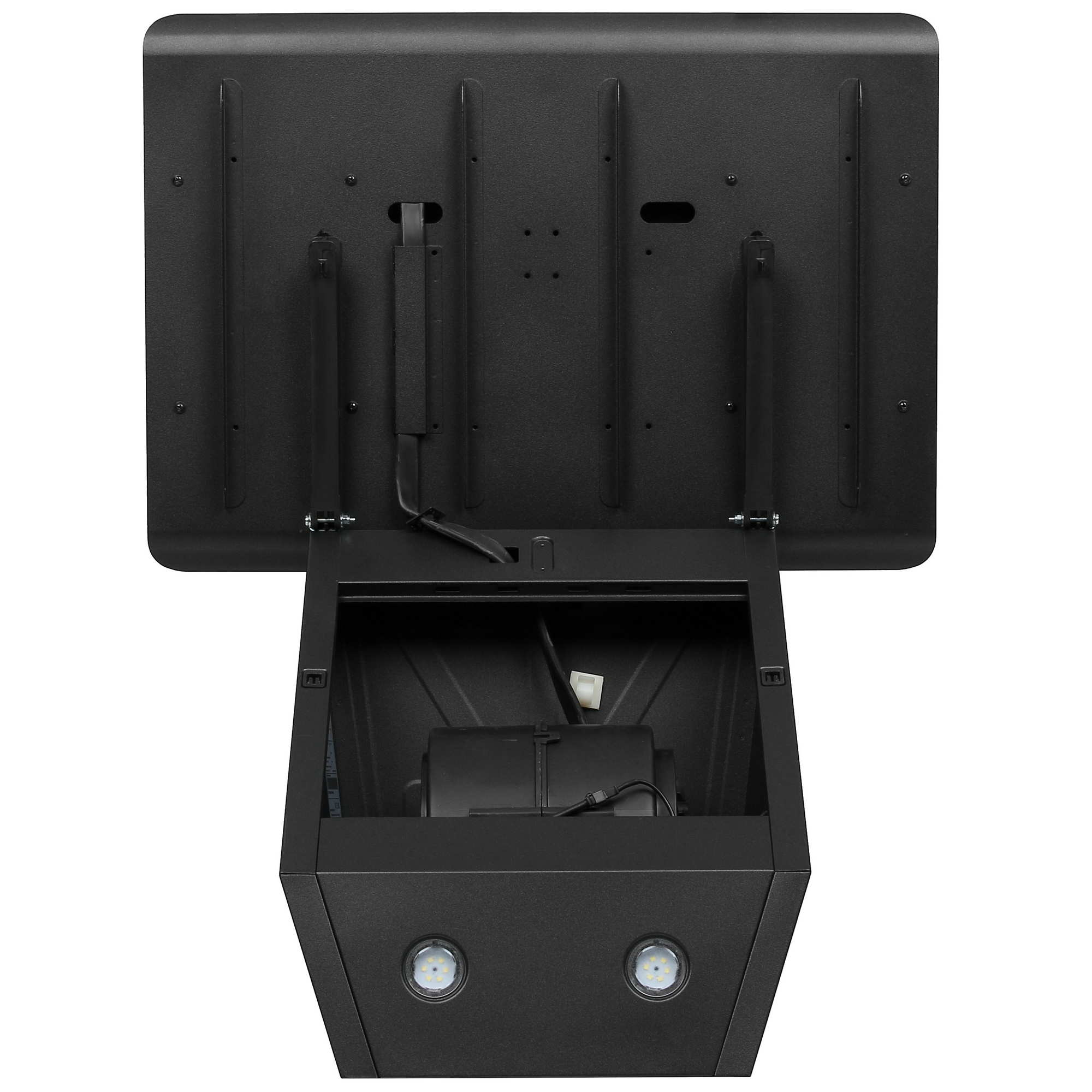 9046666 Вытяжка наклонная KRONA URAN 600 DN BLACK 4S серый/черный STDN-0137972 - Вид №8