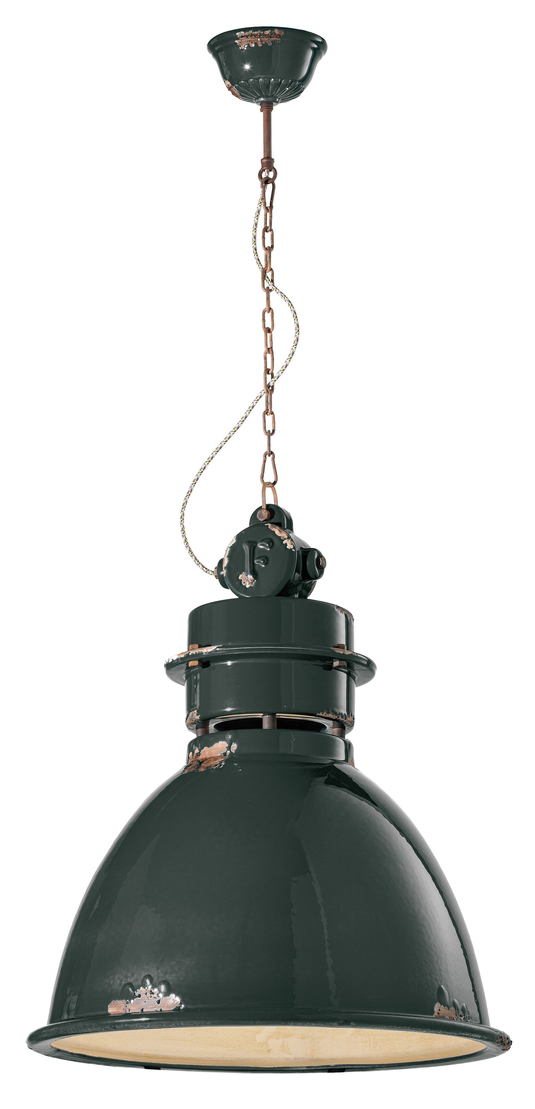 Керамический подвесной светильник в деревенском стиле FERROLUCE Industrial ARCH-00061350 - Вид №11