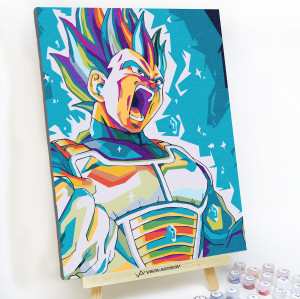 90723810 Картина по номерам Dragon Ball 30х40 см STLM-0356047 RED PANDA