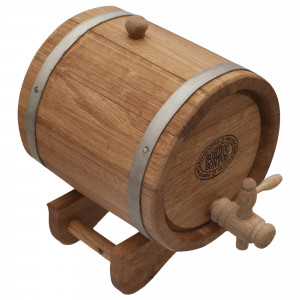 18665131 Жбан дубовый 3 л, на подставке с краном