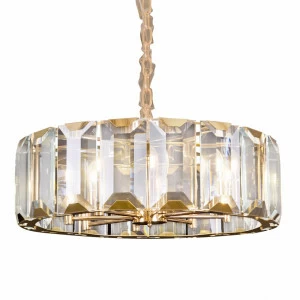 Подвесной светильник Harlow Crystal L8 gold от Delight Collection B8006 L8 DELIGHT COLLECTION ДИЗАЙНЕРСКИЕ 243928 Прозрачный;золото