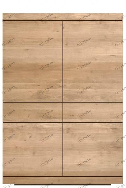 Ethnicraft Комод из массива дуба с дверцами и ящиками Oak burger 51396