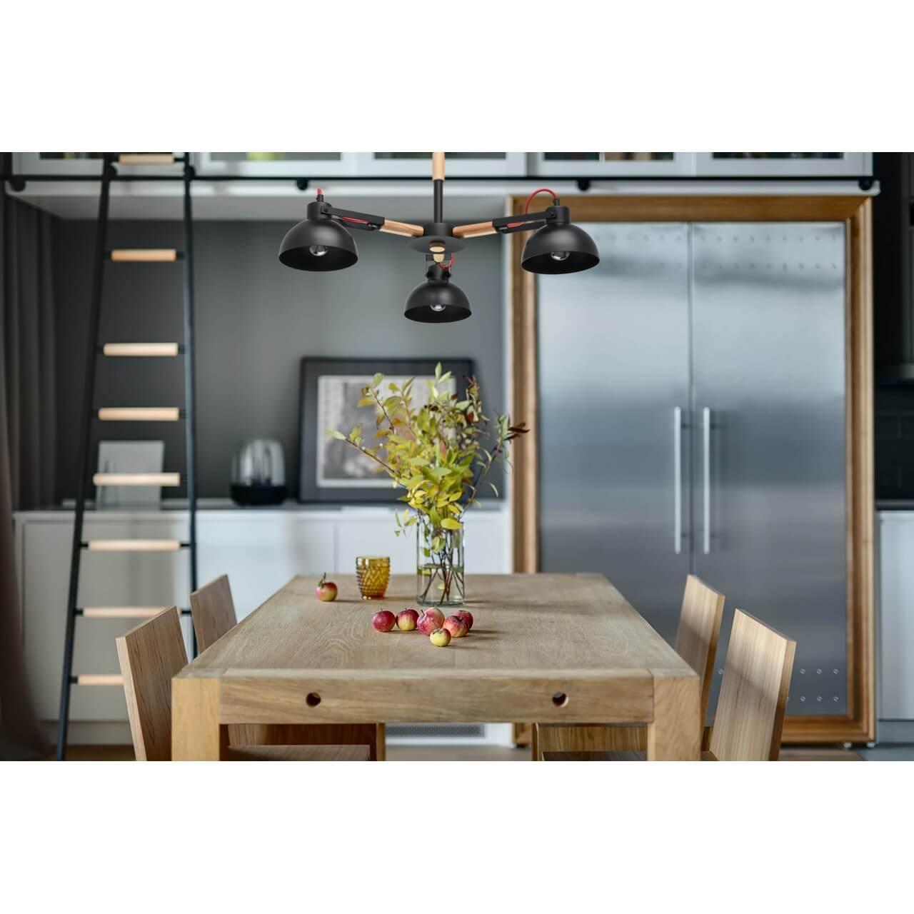 Потолочная люстра MW-Light Форест 3 693010803 MW-LIGHT ФОРЕСТ 184227 Черный  - Вид №1