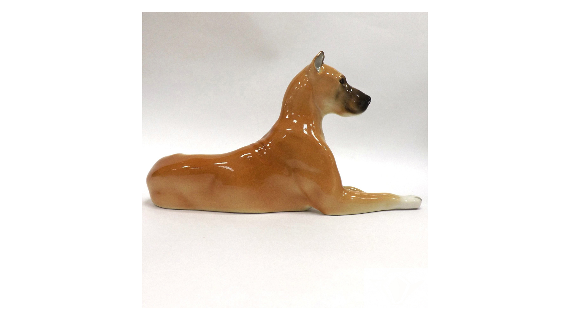 80318 Императорский фарфоровый завод Скульптура "Дог" Фарфор твердый  - Вид №3