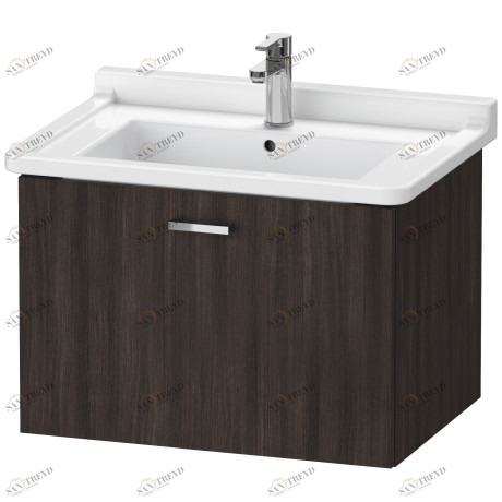 XB603505353 Тумбочка подвесная XBase #XB6035 650 x 468 мм Каштан темный, декор Duravit 