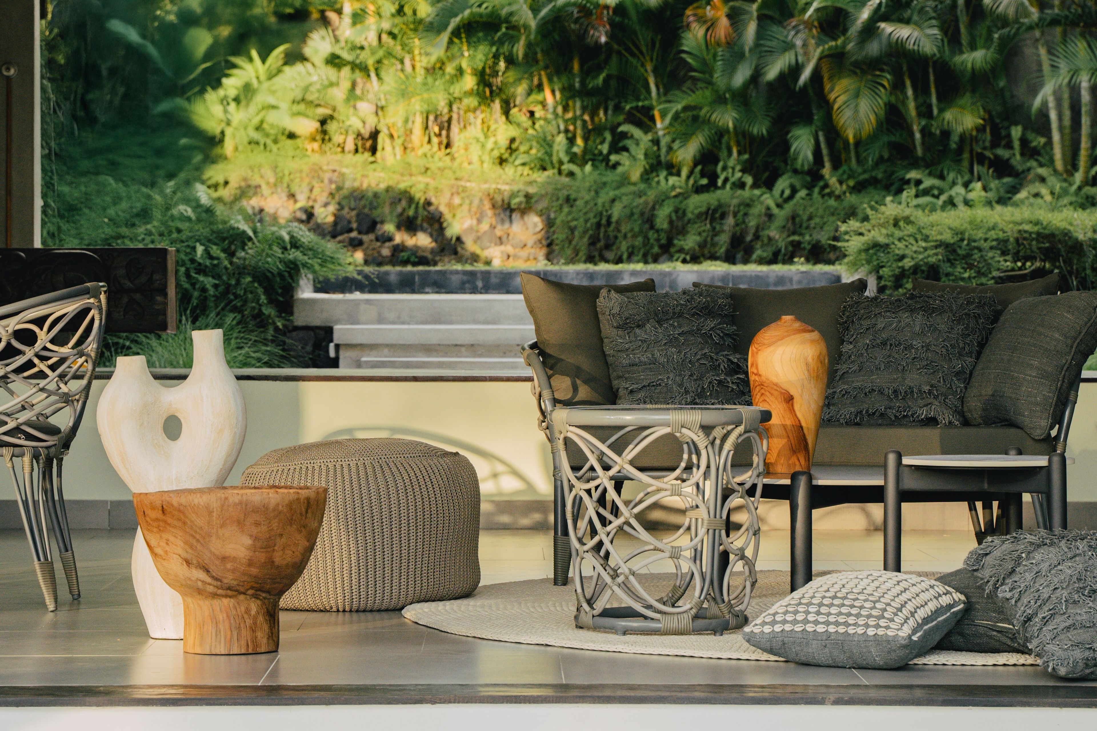 Круглый журнальный столик для сада cbdesign Мелодия ARCH-00111765 - Вид №5