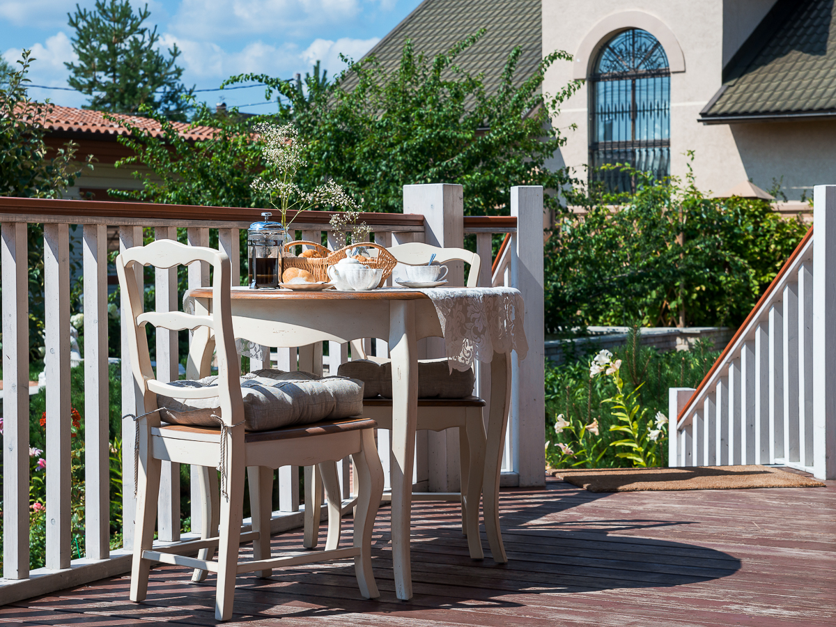 Обеденный стол круглый белый 100 см Mobilier de Maison ДОМАШНЯЯ ОБСТАНОВКА MOBILIER DE MAISON 017240 Бежевый;белый Santreyd  - Вид №8