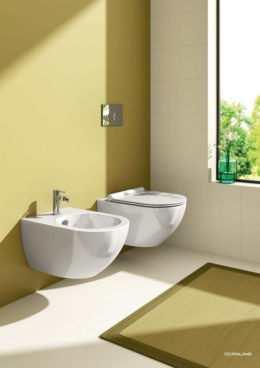 Подвесной унитаз настенный Белый CERAMICA CATALANO Sfera Италия sun-id-1442913 - Вид №2