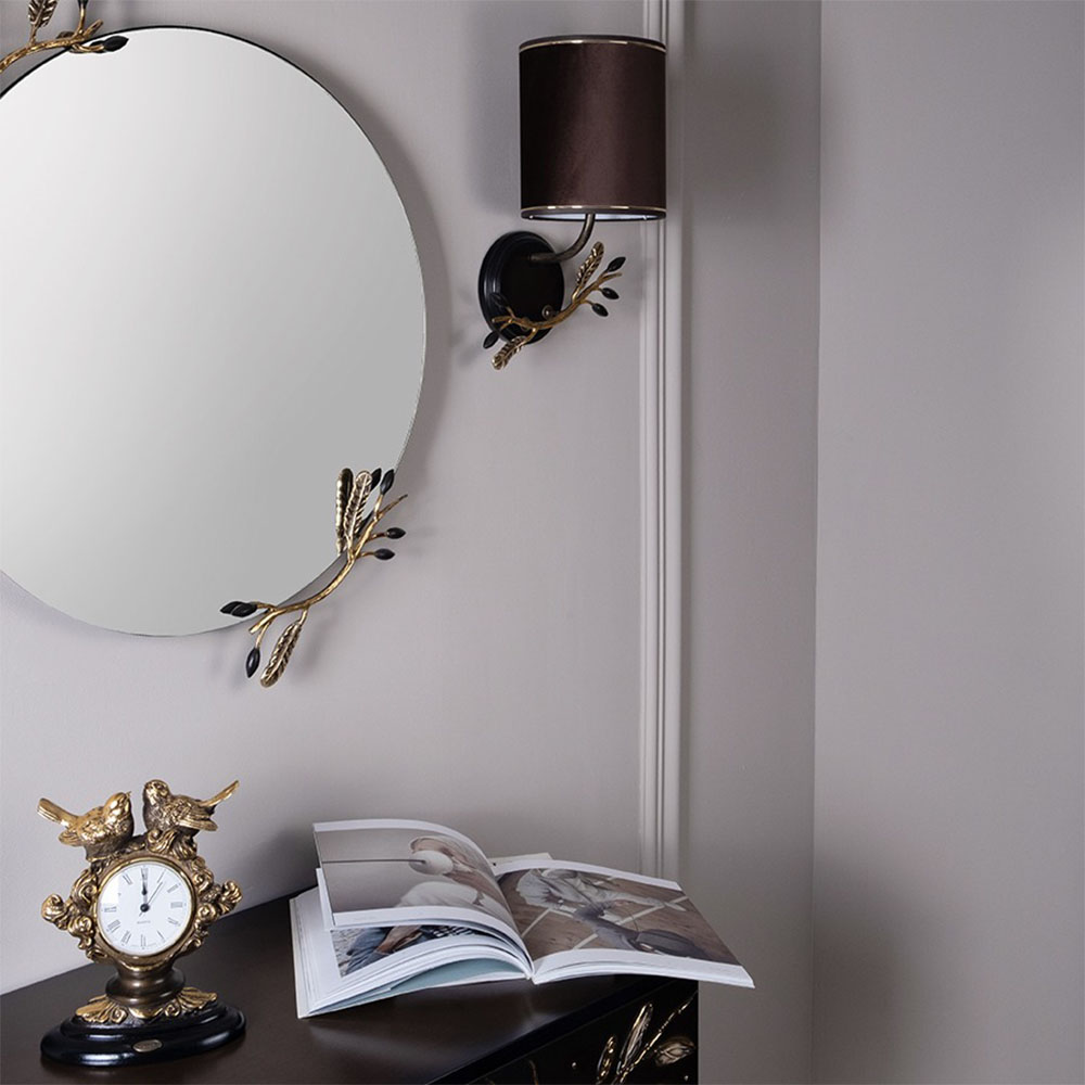 79038 Зеркало Oliva Branch Каштан BOGACHO 4627196596894