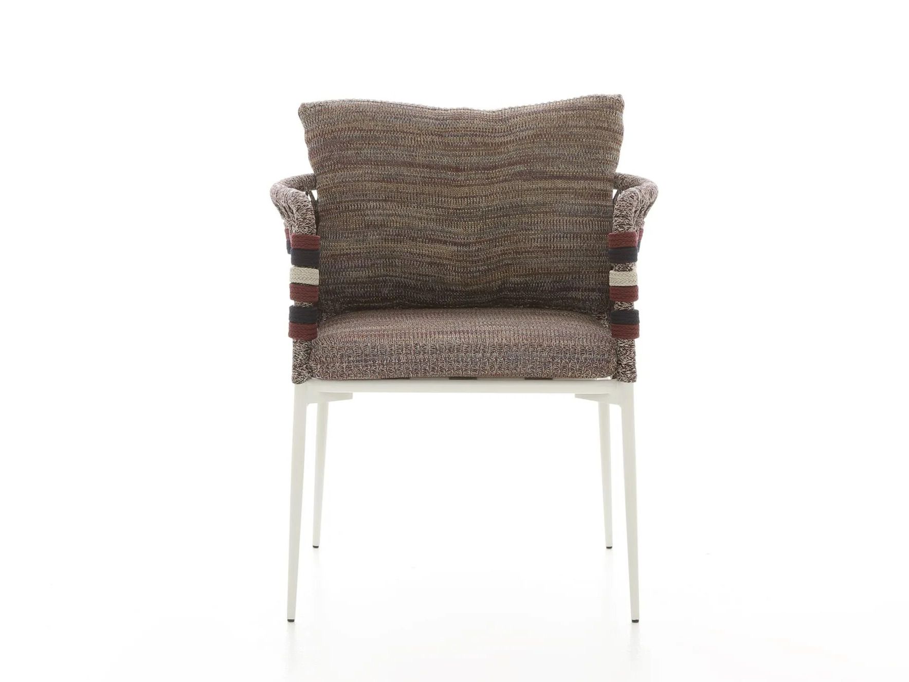 Открытый стул с подлокотниками, плетеный веревками Nodo Italia Antonio Marras + Nodo Italia ARCH-00005153