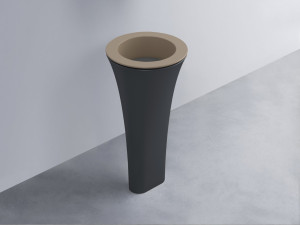 AMLA45-AN+AMPILT-CM+AMCOLT-BA Раковина Amedeo Tondo отдельностоящая cielo Enjoy + Amedeo