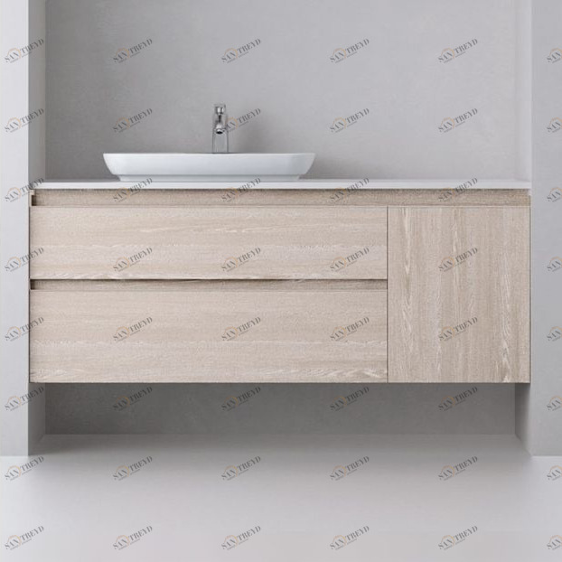 Avila Dos Тумба 160 (2 ящика, 1 дверка) с раковиной NOVA Color R6 Advance Trendy 270423301204420120298