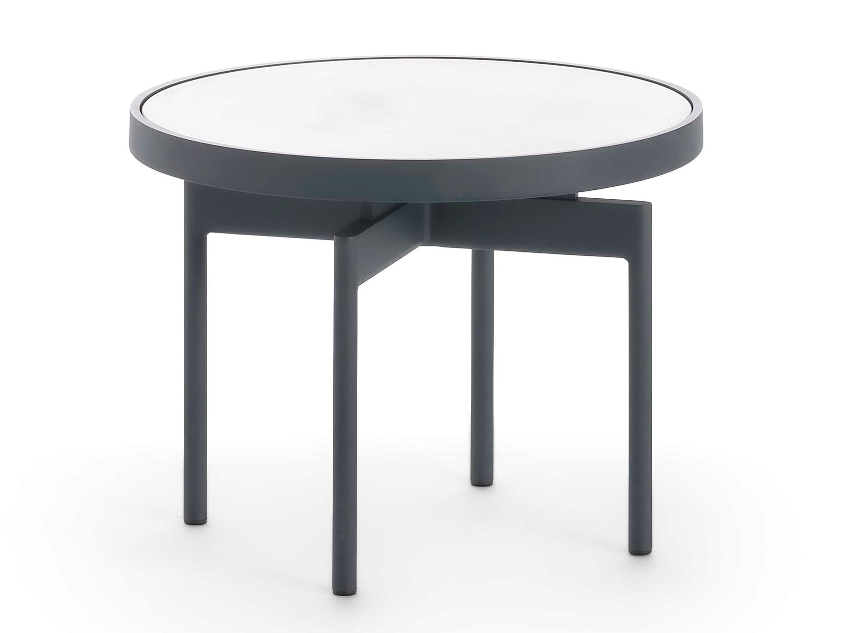 Фарфоровый круглый садовый столик GANDIABLASCO волны ARCH-00086253 - Вид №2