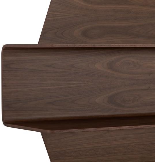 Tonin Casa Книжный шкаф с открытой стенкой из орехового дерева sun-id-1440965 - Вид №2