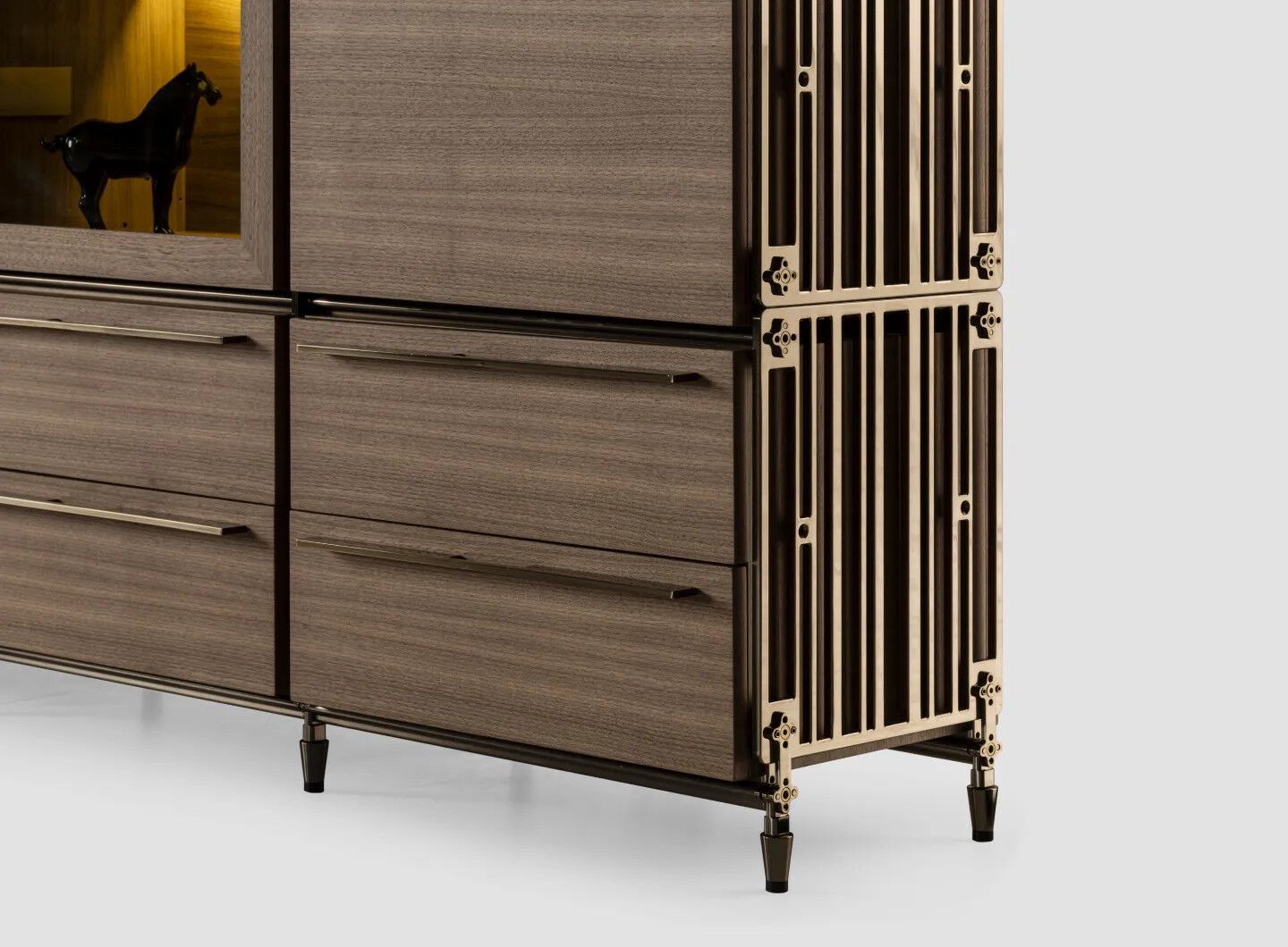 Деревянный шкаф с откидными дверями Mobi MOBIBEES ARCH-00028550 - Вид №2