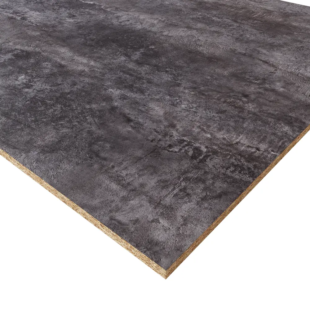 Стеновая панель для кухни KONSENSA Бетон темный 300x0.6x60 см ДСП цвет серый STLM-2046277 - Вид №1