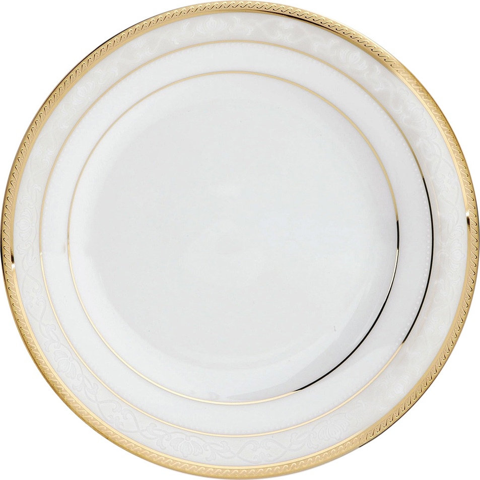 10599205 Noritake Тарелка закусочная Noritake "Хэмпшир, золотой кант" 21см Фарфор 