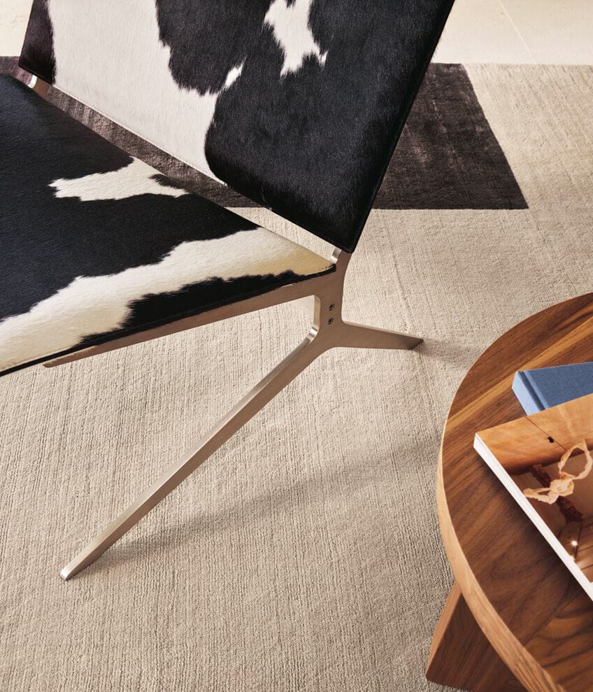 Кресло из коровьей кожи с подставкой для ног Poliform KAY LOUNGE ARCH-00035264 - Вид №2