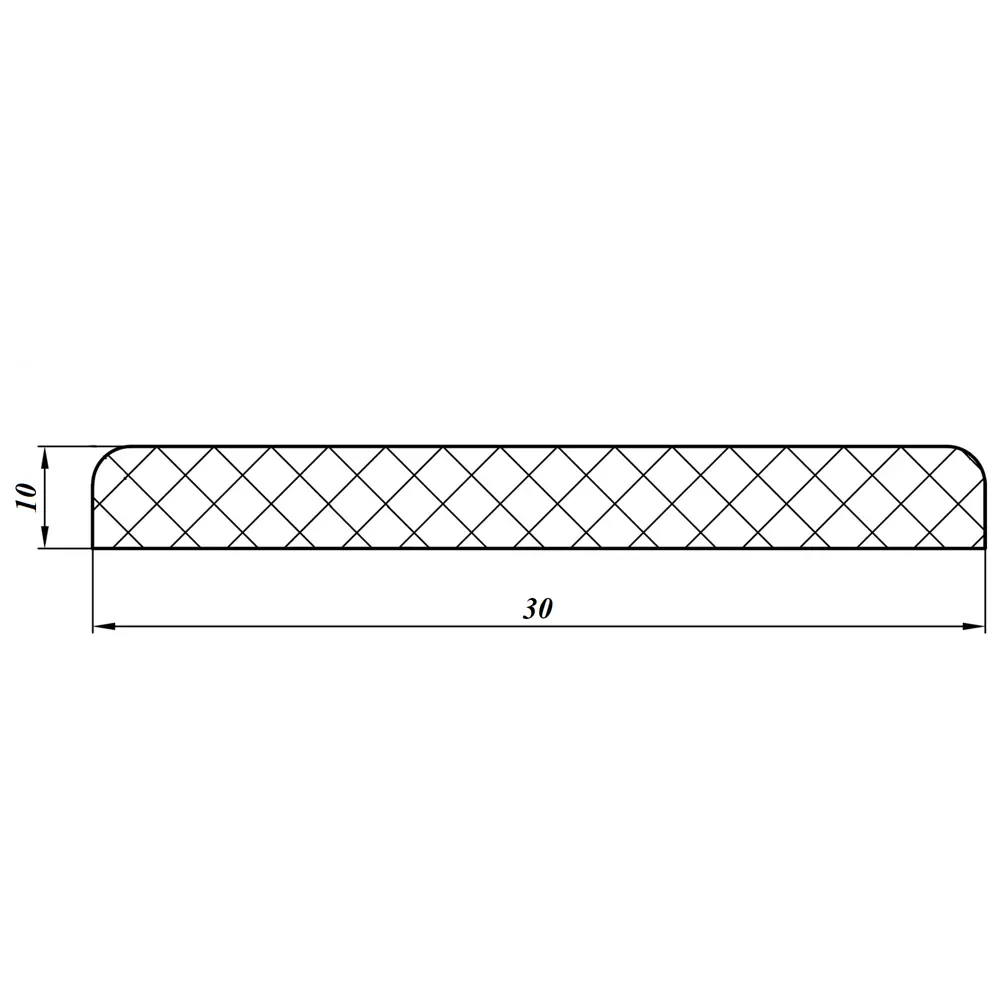 Нащельник Сканди 2100х30х10 мм эмаль цвет серый VELLDORIS STLM-2105632 - Вид №2