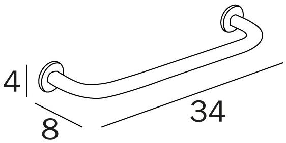INDA® Вешалка для полотенец из металла  Av190  - Вид №1
