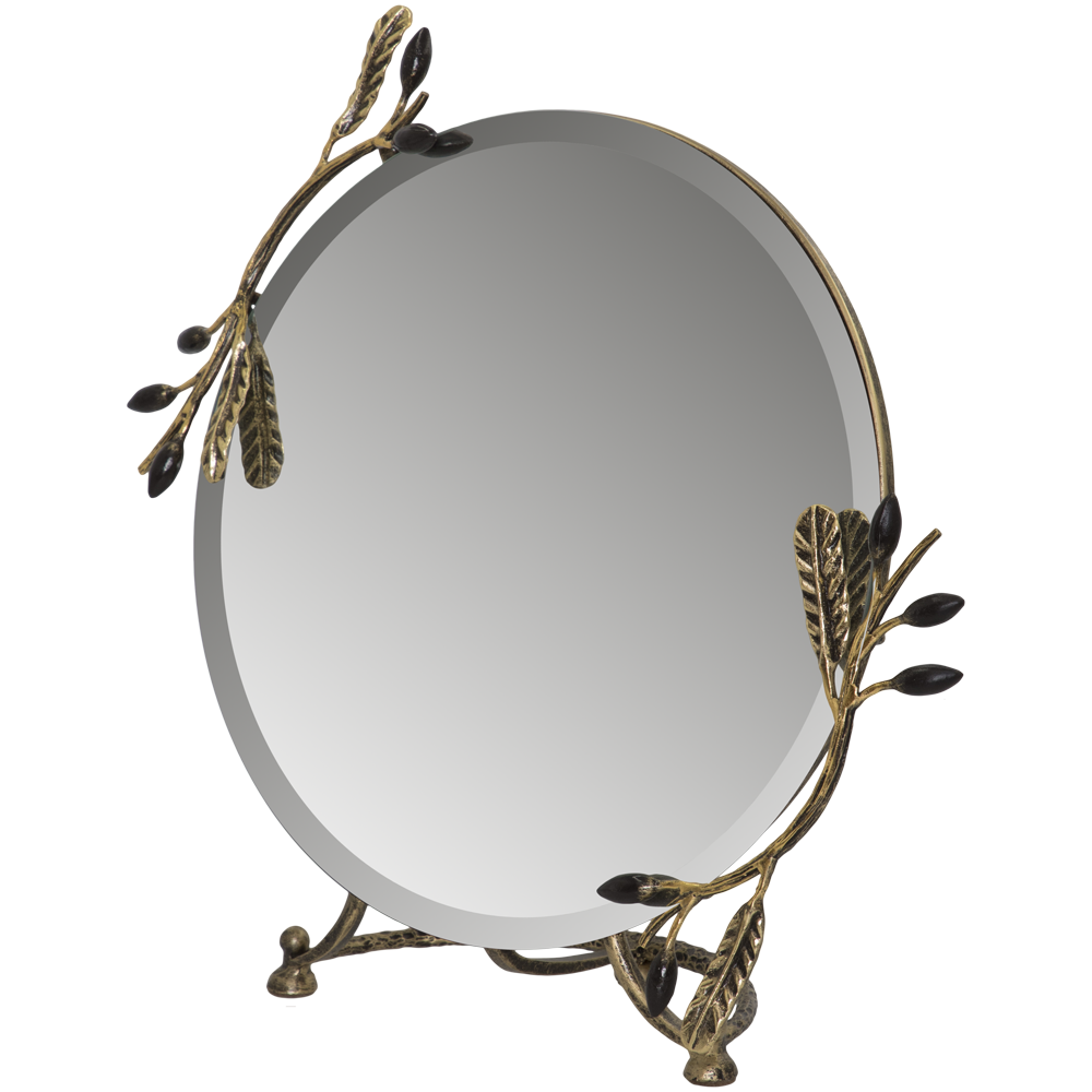 79027 Зеркало Oliva Branch Амбер BOGACHO 4627179659585