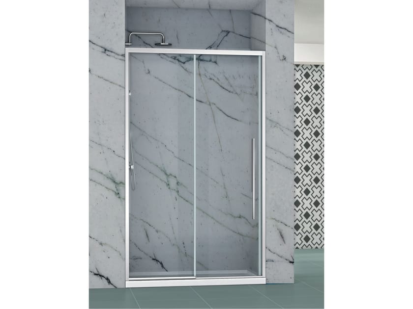 Хрустальная ниша душевая кабина с раздвижной дверью Metidea Рубин ARCH-00077993