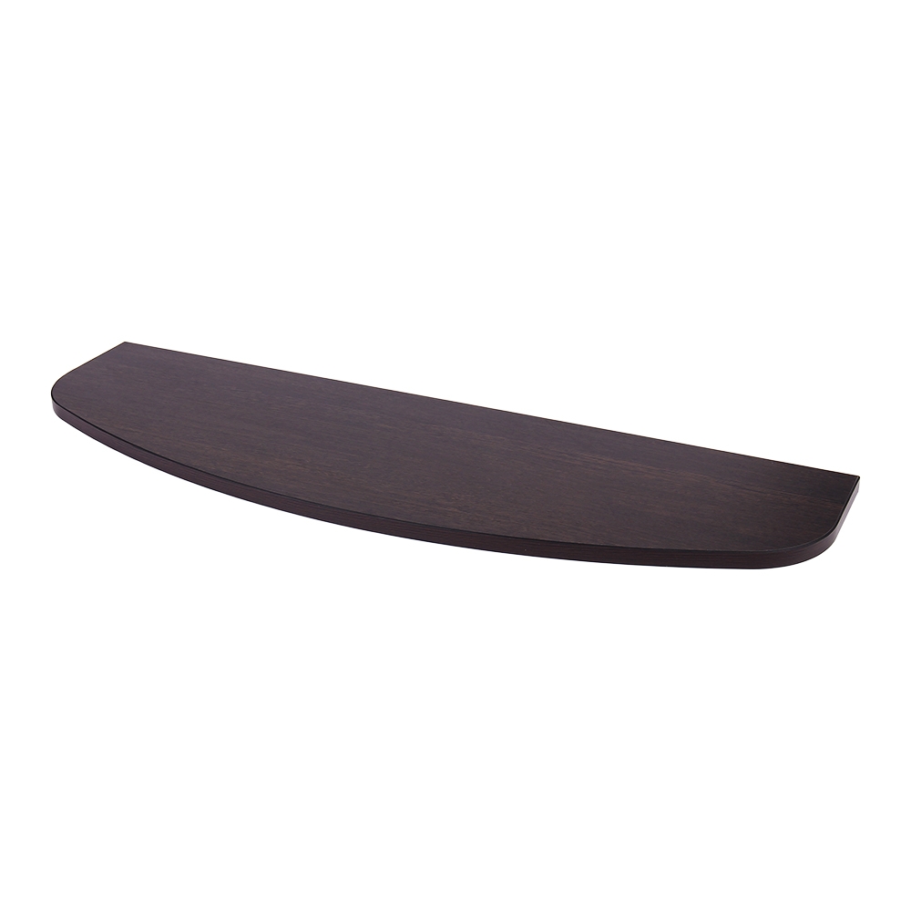 Полка фигурная , 800x250x16 мм, дуб венге LJPS0449 Public Steel Россия 