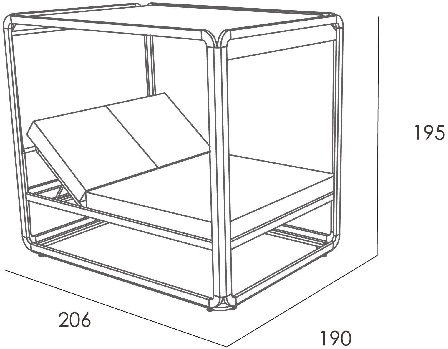 Ezpeleta Садовая клумба с алюминием и зонтиком из dralon® Ibiza sun-id-1483832 - Вид №14