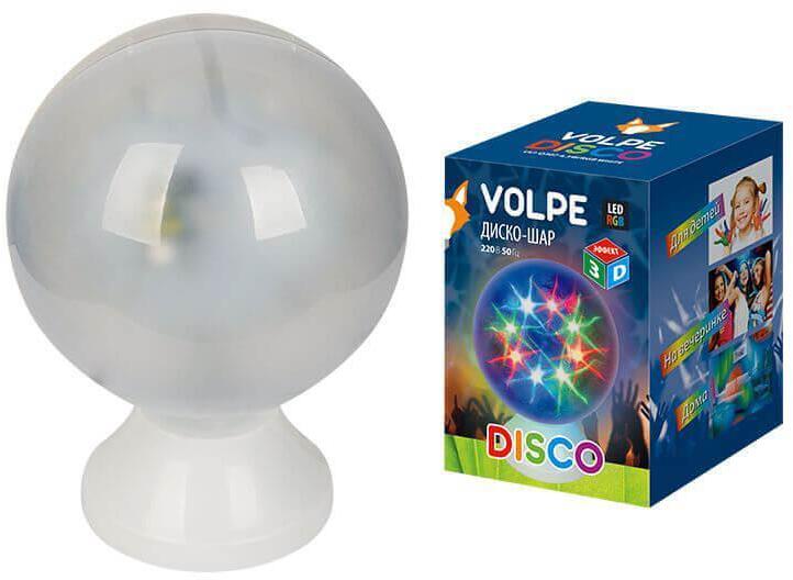 ULI-Q307 4,5W/RGB WHITE Светодиодный светильник-проектор UL-00001530 Volpe Disco
