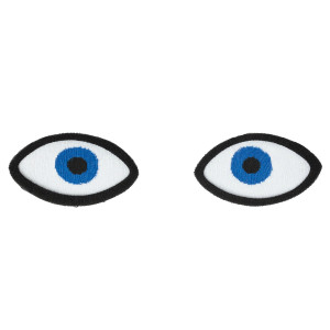 DYEYESOBL Носки eye, голубые Doiy