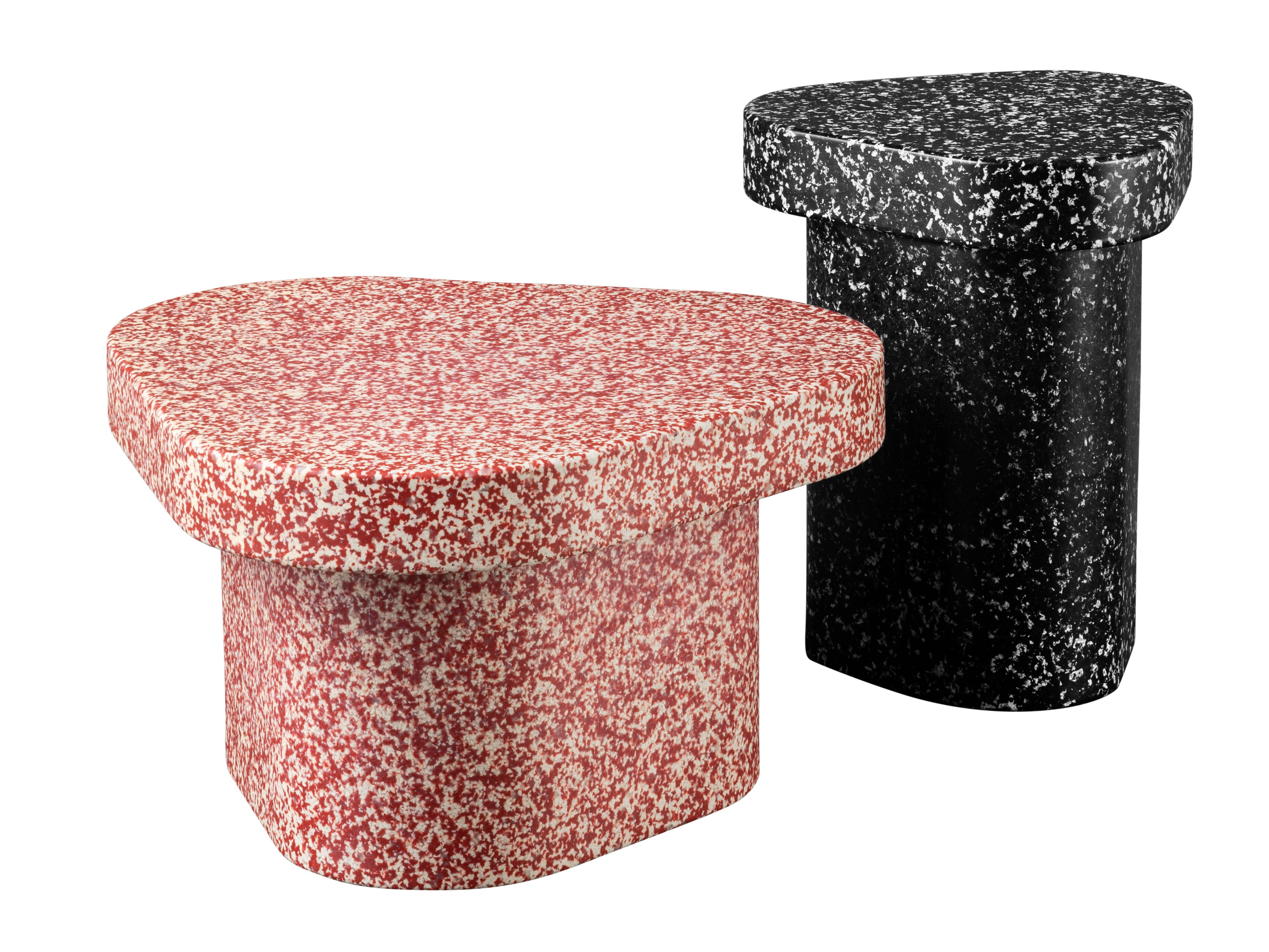 Рециркулированный пластиковый треугольный журнальный столик Miniforms SUPERPOP ARCH-00034148 - Вид №1