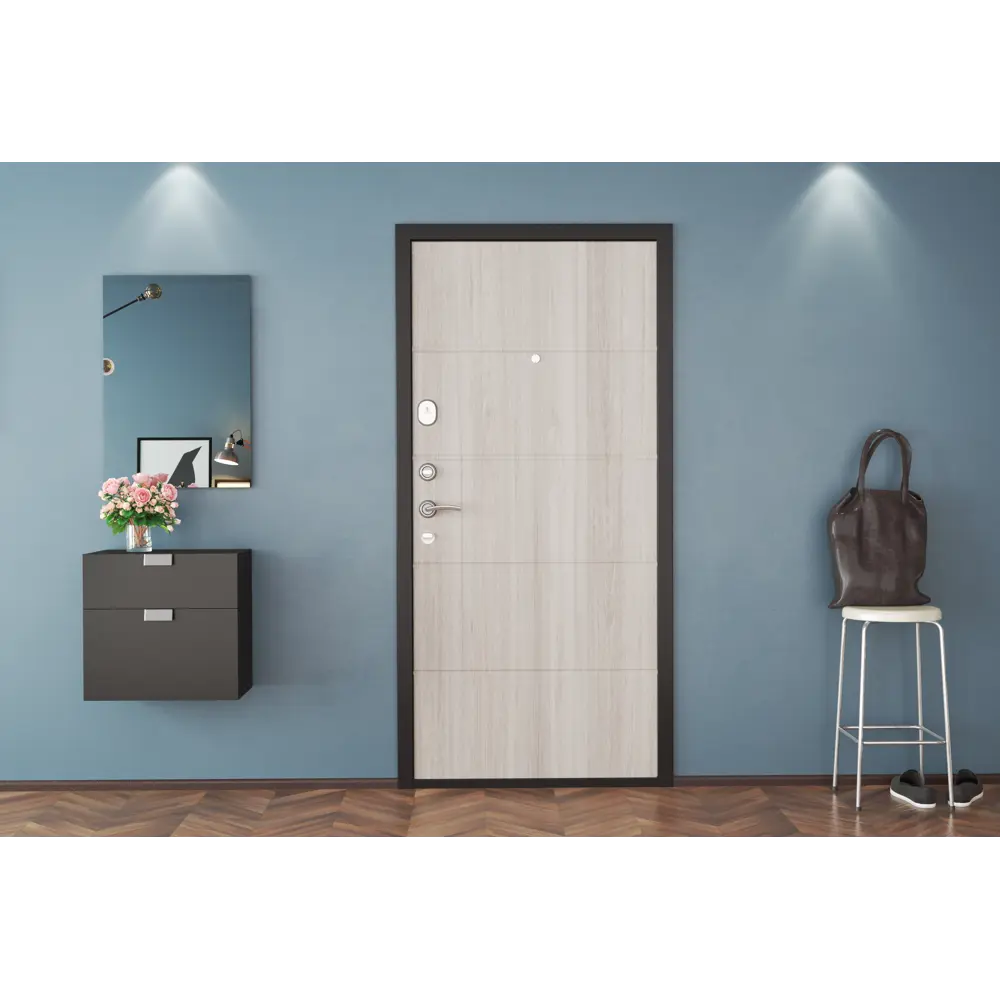 Дверь входная металлическая Премиум New 98x205 см правая дуб седой 85186900 STLM-2192855 DOORHAN  - Вид №6