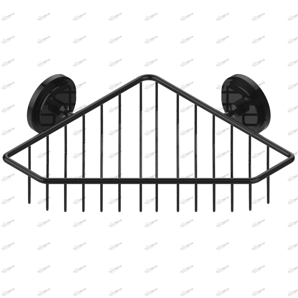 G2J-3623 Мыльница-сетка большая угловая с фланцами 200 x 200 мм Thg-paris Faubourg - белый фарфор - с рукоятками Покрытие PVD бронза G2J-3623 CAT.F