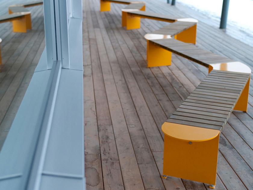 VESTRE Модульная скамья из стали и дерева без спинки Vroom sun-id-1463869 - Вид №5