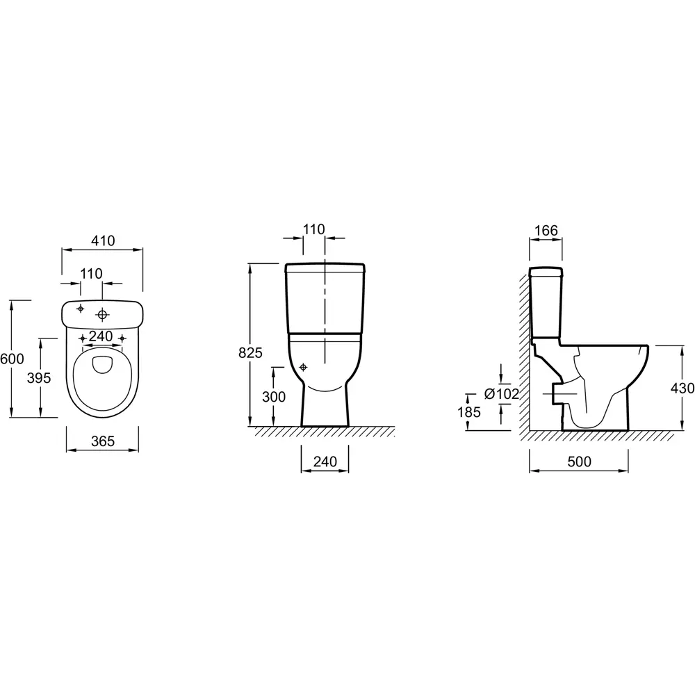 Чаша унитаза Jacob Delafon Odeon Up горизонтальный выпуск STLM-2147189 - Вид №6