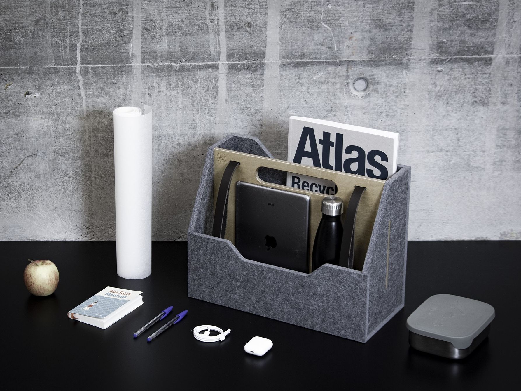 Лоток для документов из переработанного материала ECHOJAZZ ECHOCARRY ARCH-00001528 - Вид №2