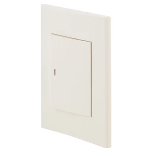 Выключатель встраиваемый Legrand Anam Zunis, 1 клавиша с подсветкой, цвет бежевый