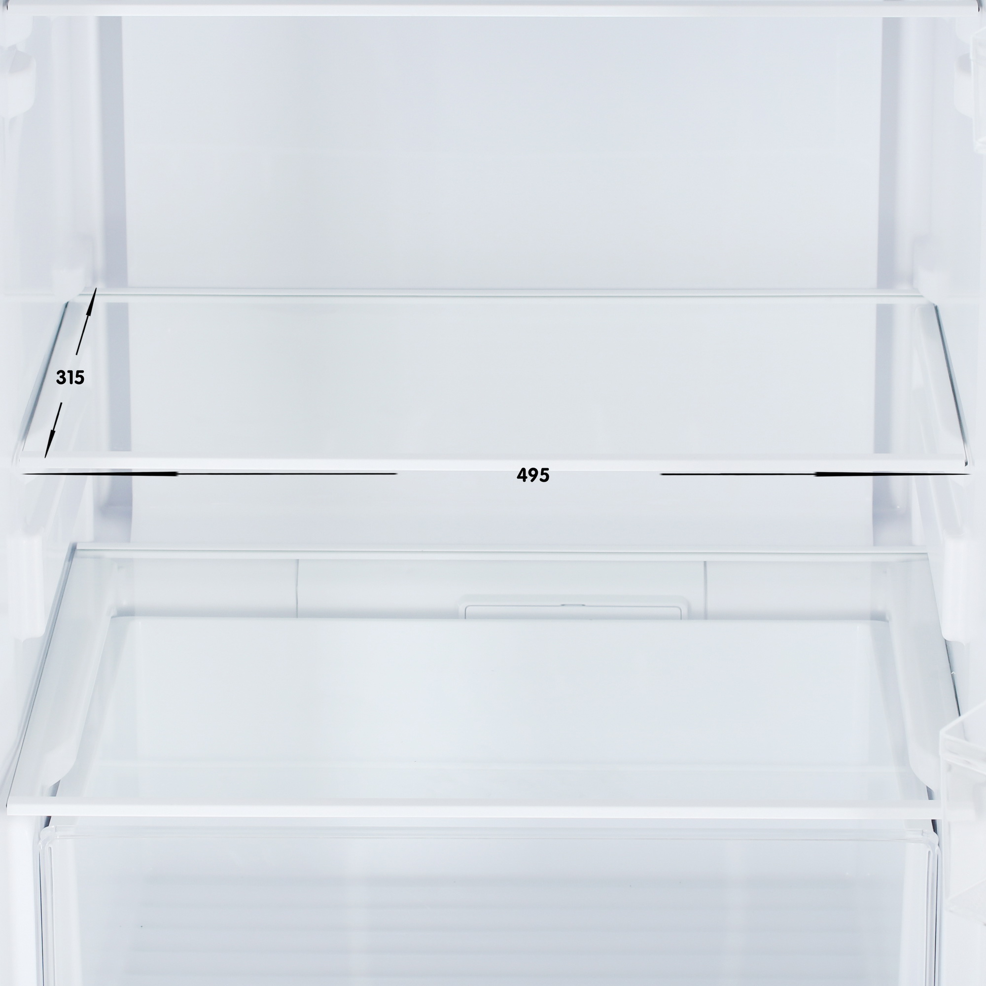 9124966 Холодильник с морозильником   DEXP B4-34AKA белый STDN-0057170 - Вид №8