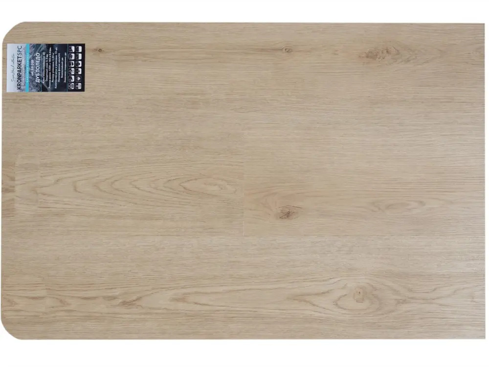 91673126 SPC плитка Kronparket SuperHard Дуб Толедо 43 класс толщина 3.5 мм 2.23 м², цена за упаковку STLM-0892327