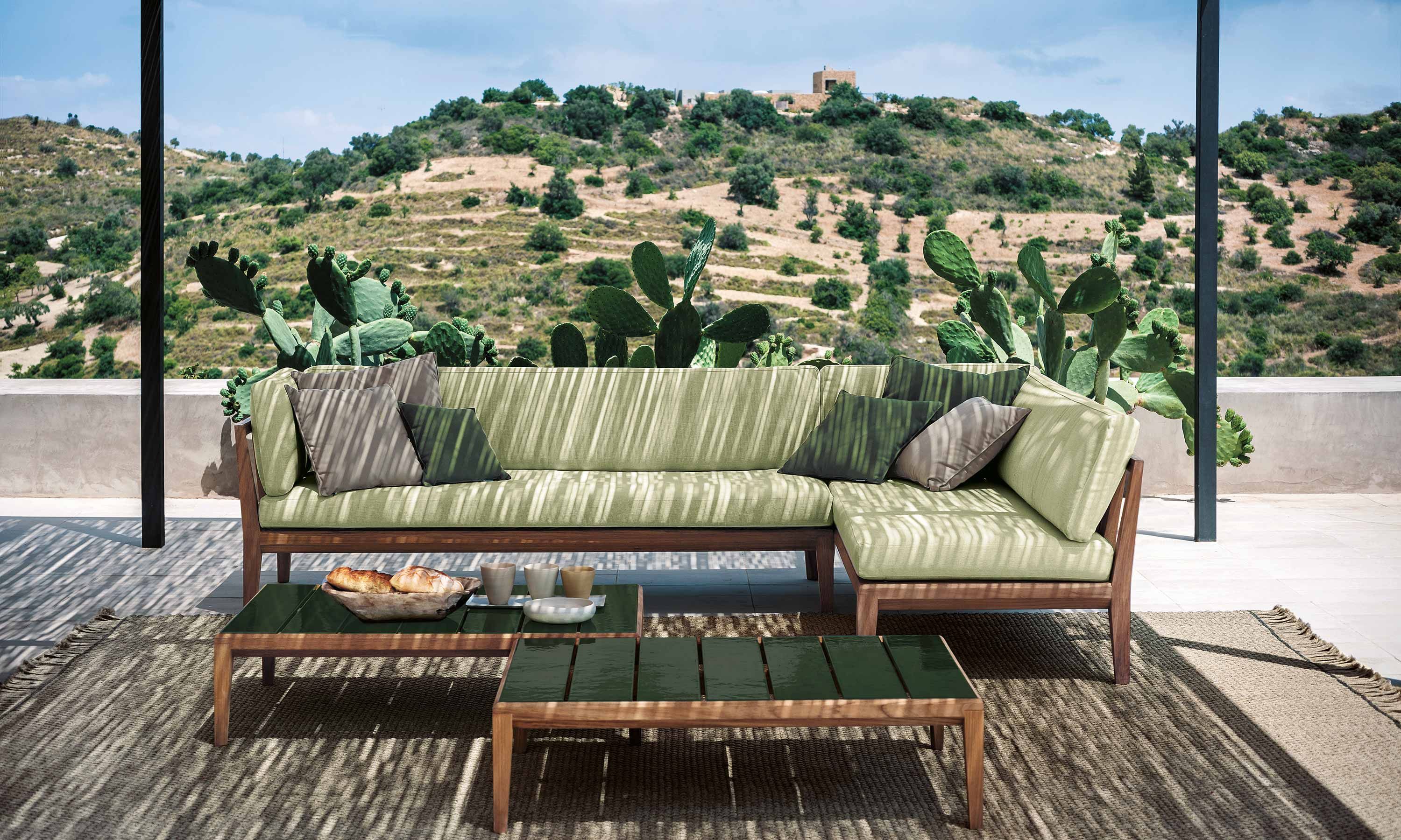 ТИК прямоугольный низкий садовый столик RODA Teka ARCH-00140944 - Вид №1