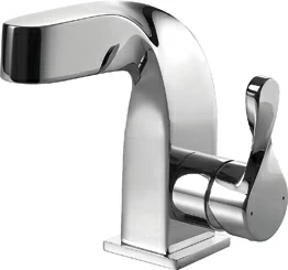 Смеситель для ванной комнаты на раковину низкий WAVE F174108C-2 bravat