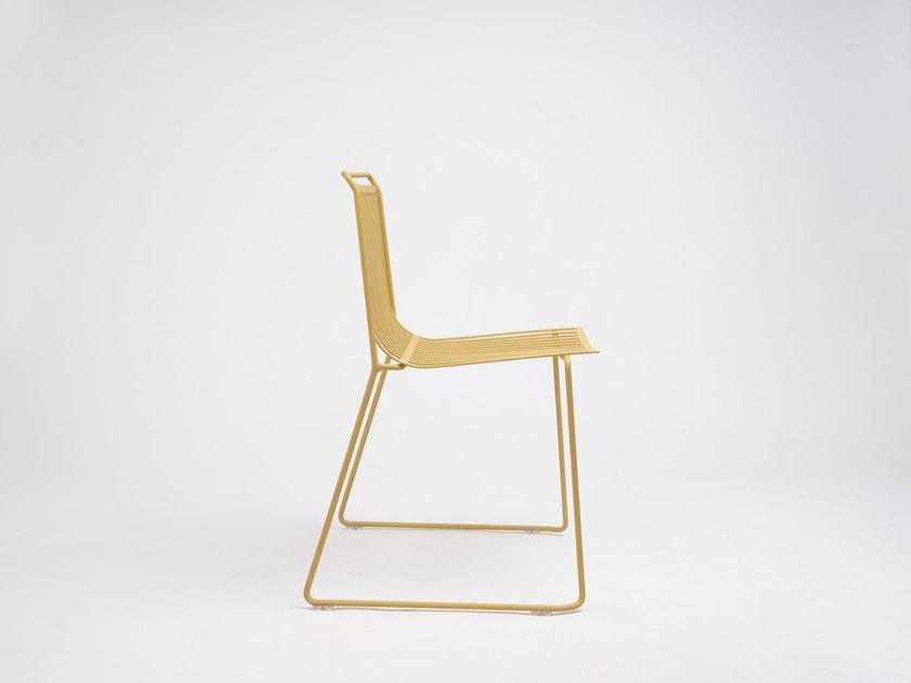 ONDARRETA Стул для сада со стальными санями Alo sun-id-1403161 - Вид №3