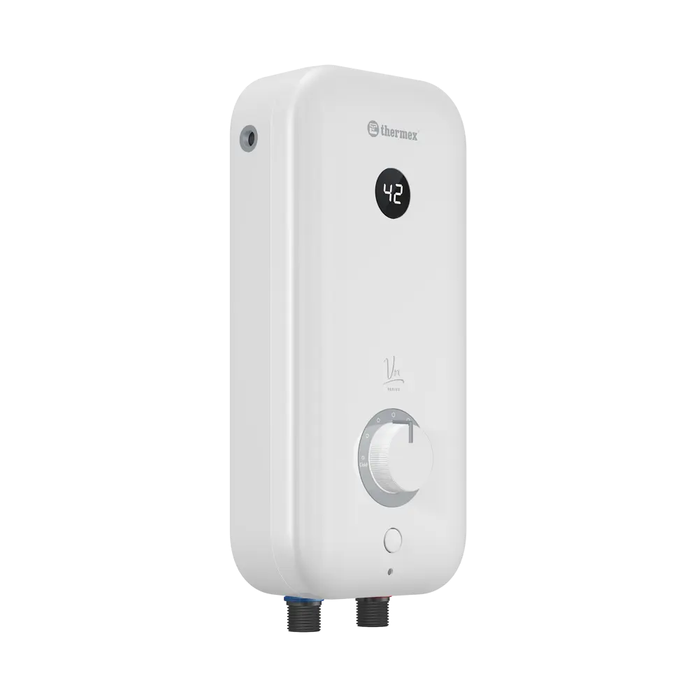 Проточный водонагреватель электрический Thermex Vox 4500 4.5 кВт белый с душевой лейкой STLM-2207711 - Вид №2