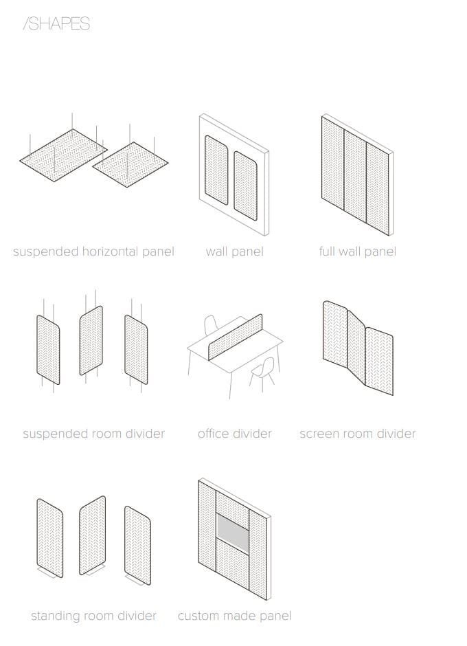 Ткань из Trevira® CS Casalis Ondo Acoustic ARCH-00126318 - Вид №18