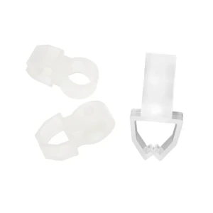 Кронштейн для штанги Domlegrand Кантри пластик цвет прозрачный 4 см 2 шт.