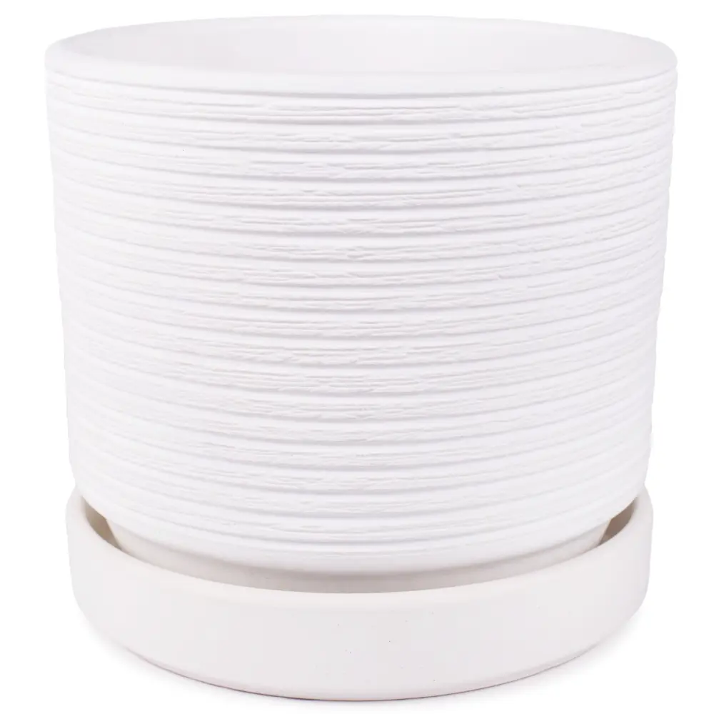 Керамический горшок Santreyd «Лоза» белый для комнатных растений 82278870 STLM-0023894