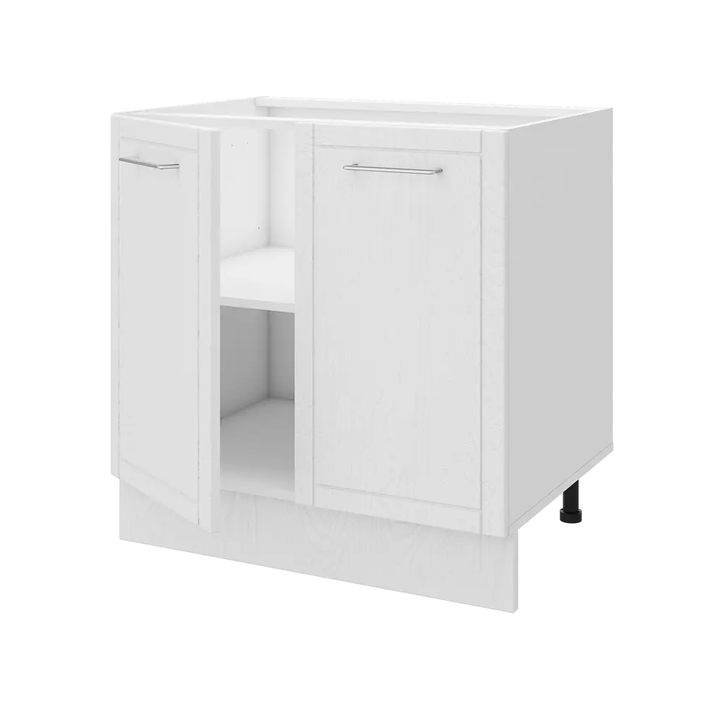 Кухонный шкаф напольный Агидель 80x82.5x58 см МДФ цвет белый 86584972 STLM-2141284 DELINIA - Вид №5