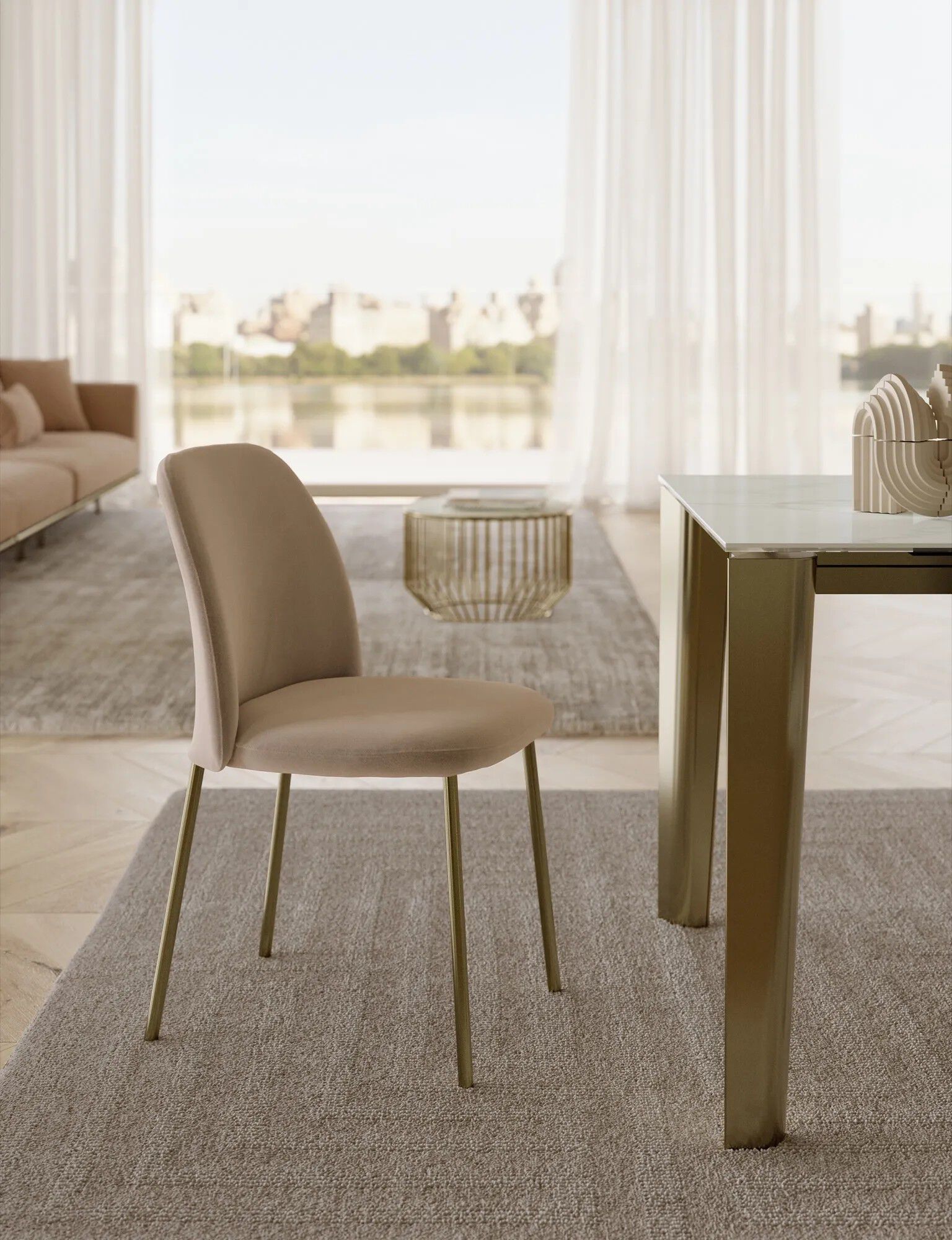 Тканевый стул Bontempi Casa VIVIAN ARCH-00029000 - Вид №4